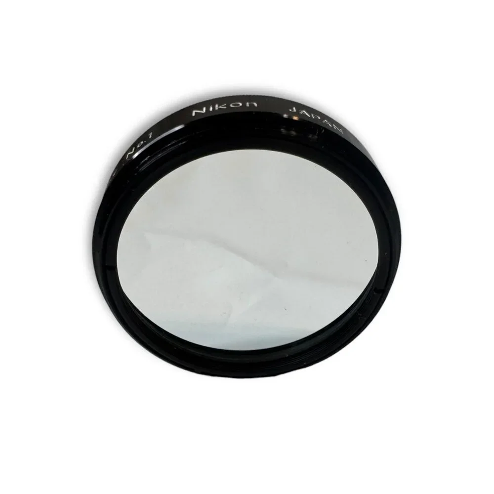 Nikon Close-Up Lens No.1 Japan w/ Original Case & Retainer Disc Macro Filter